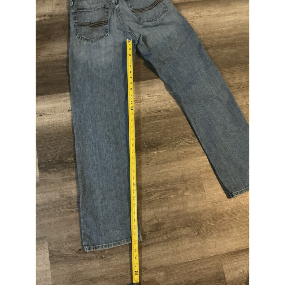 Ariat Legacy M2 Traditional Relaxed Boot Cut Jeans Men's 31x34 Blue Denim STAINS - Picture 8 of 9